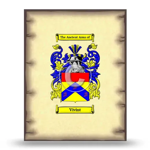 Vivint Coat of Arms Print
