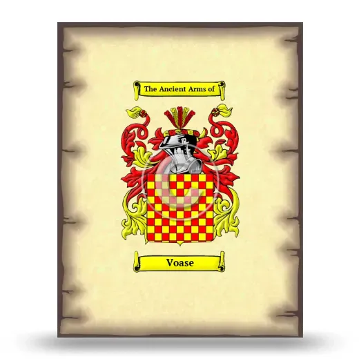 Voase Coat of Arms Print