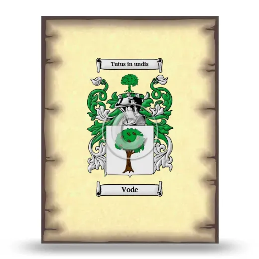 Vode Coat of Arms Print