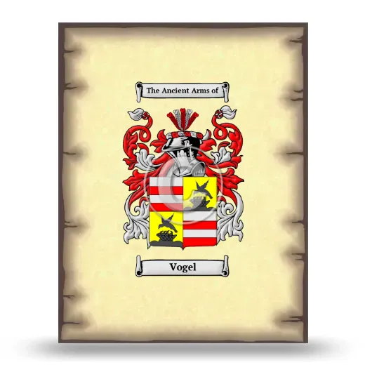 Vogel Coat of Arms Print