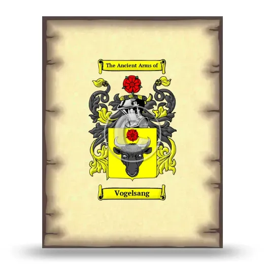 Vogelsang Coat of Arms Print