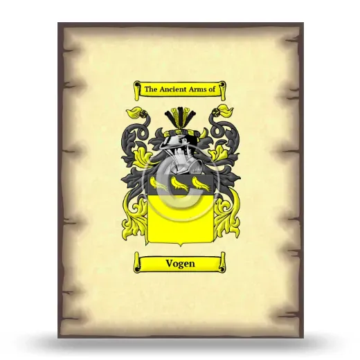 Vogen Coat of Arms Print