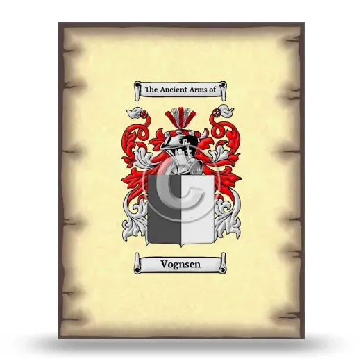 Vognsen Coat of Arms Print