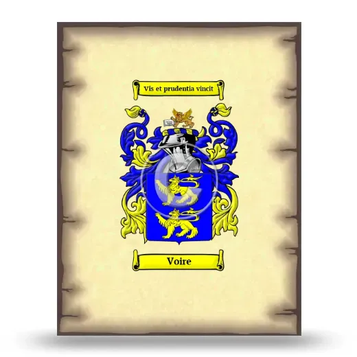 Voire Coat of Arms Print