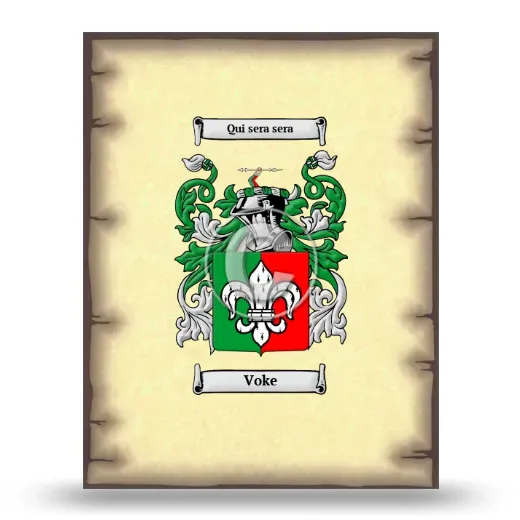 Voke Coat of Arms Print