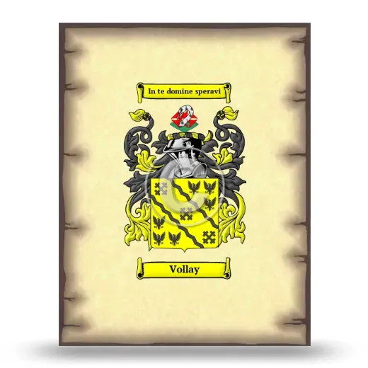 Vollay Coat of Arms Print