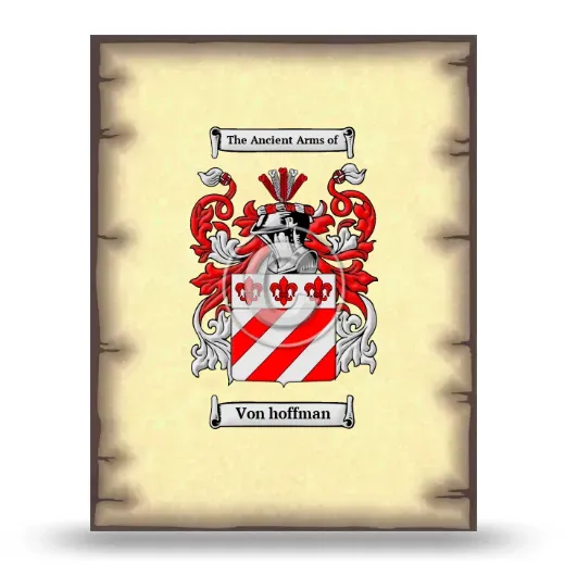 Von hoffman Coat of Arms Print