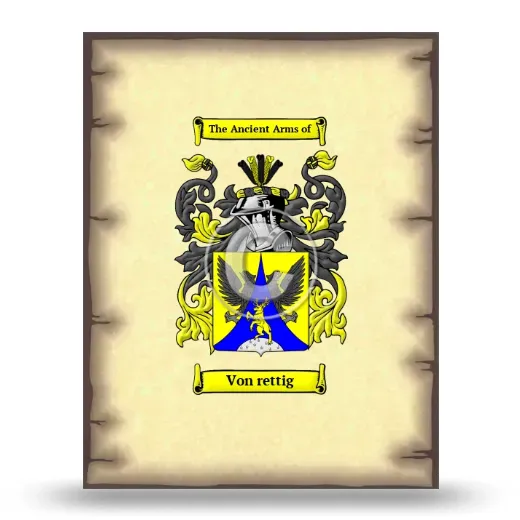 Von rettig Coat of Arms Print
