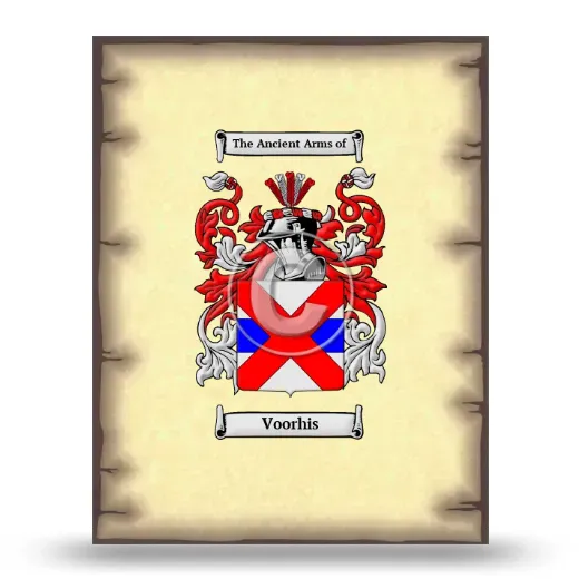 Voorhis Coat of Arms Print