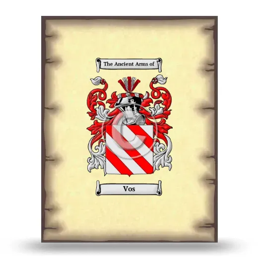 Vos Coat of Arms Print