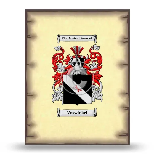 Voswinkel Coat of Arms Print