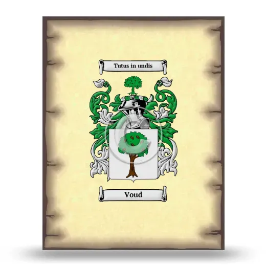 Voud Coat of Arms Print