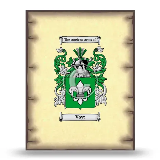 Voyt Coat of Arms Print