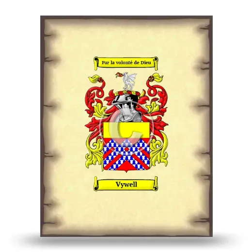 Vywell Coat of Arms Print