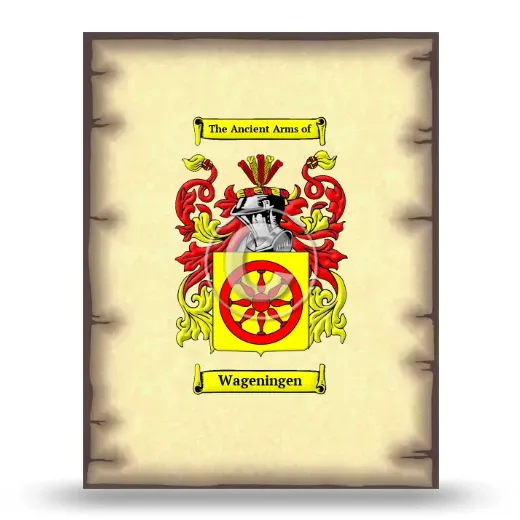 Wageningen Coat of Arms Print