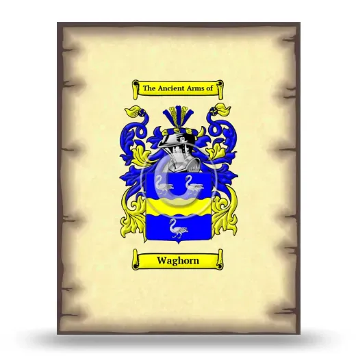 Waghorn Coat of Arms Print