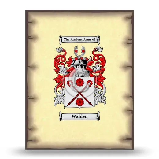Wahlen Coat of Arms Print
