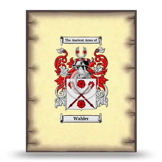 Wahler Coat of Arms Print