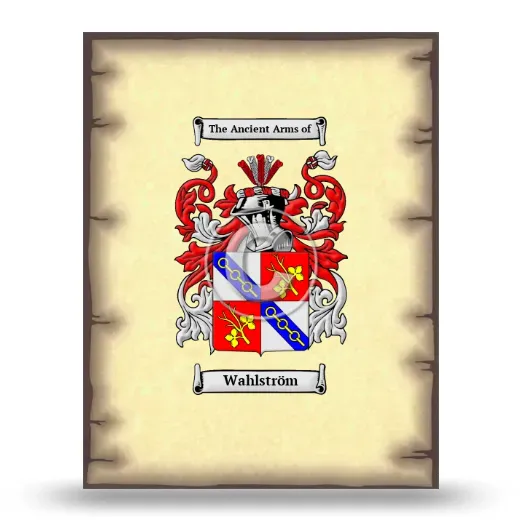 Wahlström Coat of Arms Print