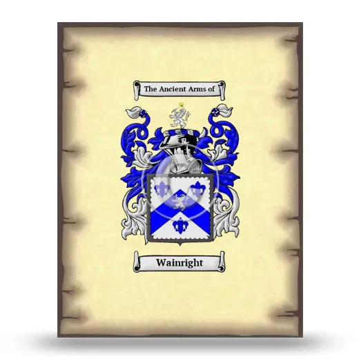 Wainright Coat of Arms Print