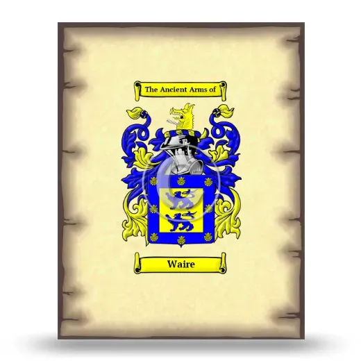 Waire Coat of Arms Print