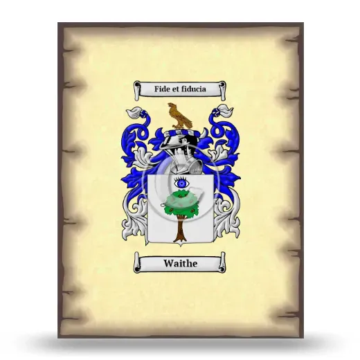 Waithe Coat of Arms Print