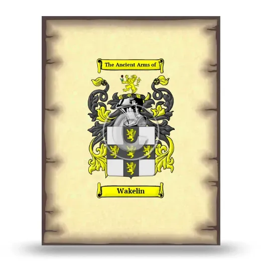 Wakelin Coat of Arms Print
