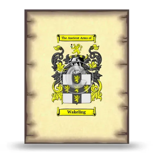 Wakeling Coat of Arms Print