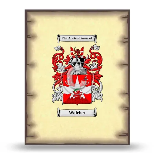 Walcher Coat of Arms Print