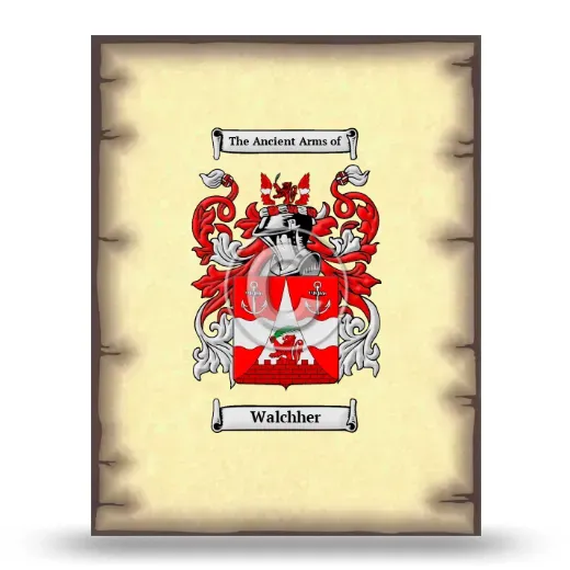 Walchher Coat of Arms Print