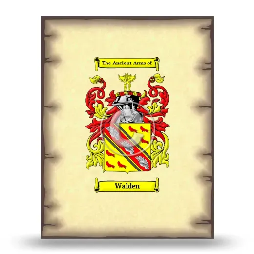 Walden Coat of Arms Print