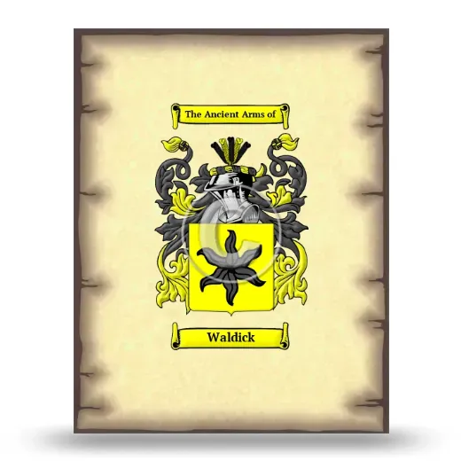 Waldick Coat of Arms Print