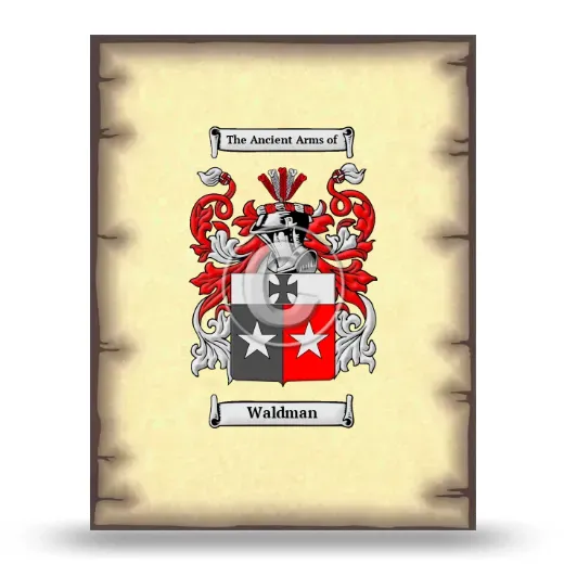 Waldman Coat of Arms Print