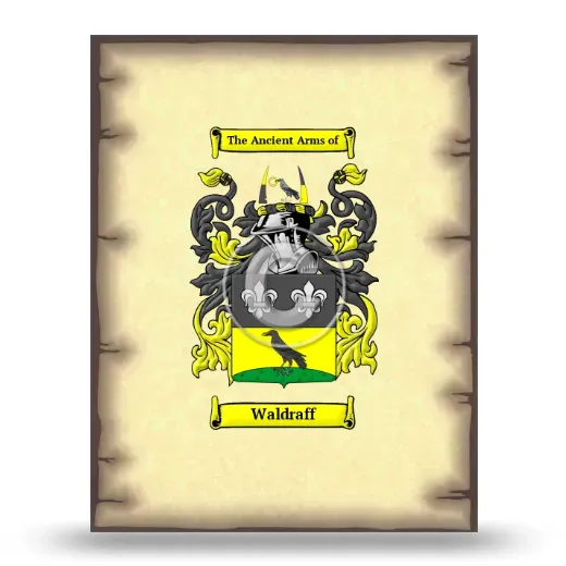 Waldraff Coat of Arms Print