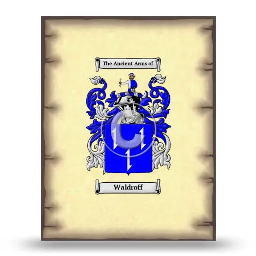 Waldroff Coat of Arms Print