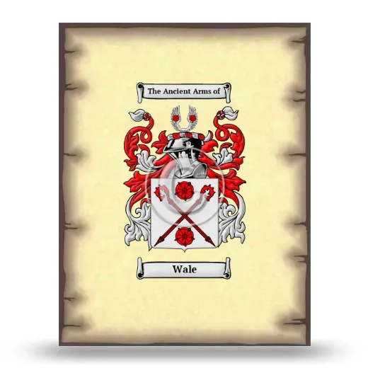 Wale Coat of Arms Print