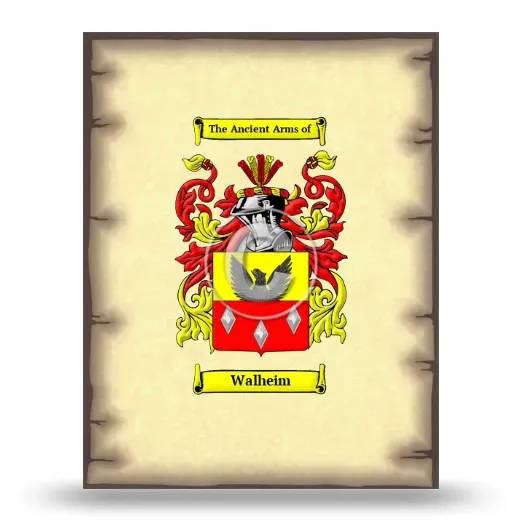 Walheim Coat of Arms Print