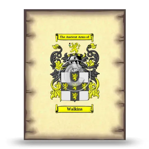 Walkins Coat of Arms Print