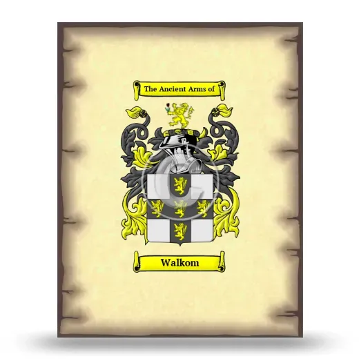 Walkom Coat of Arms Print