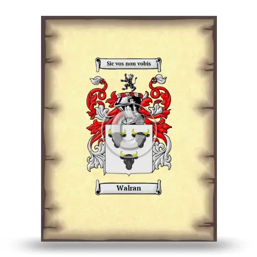 Walran Coat of Arms Print