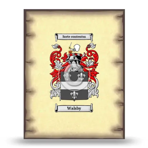 Walsby Coat of Arms Print