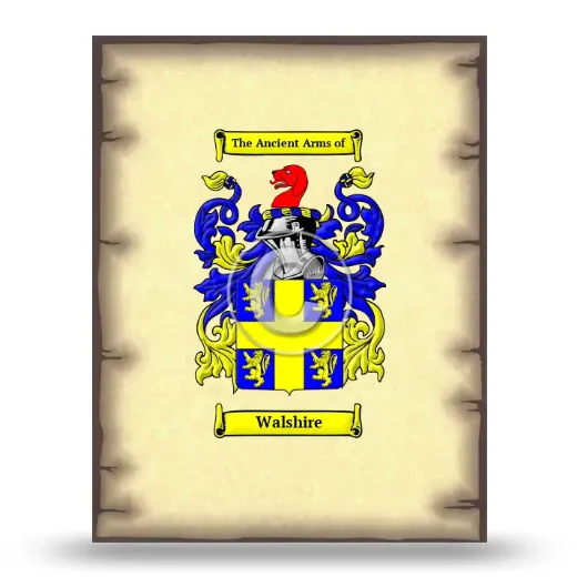 Walshire Coat of Arms Print
