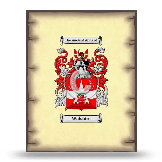 Walshire Coat of Arms Print
