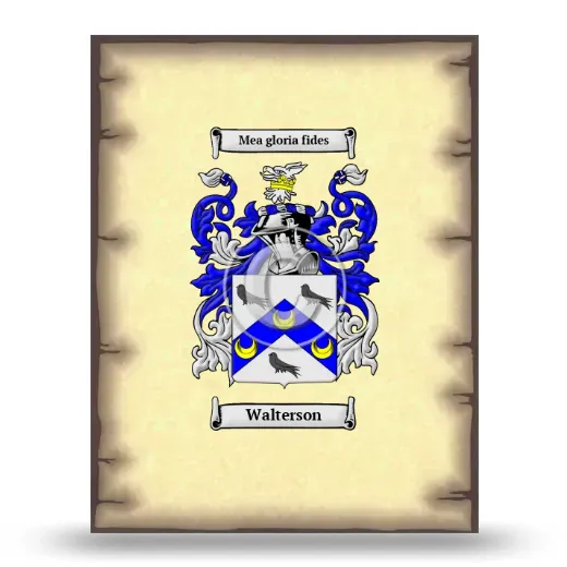 Walterson Coat of Arms Print
