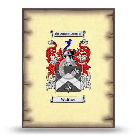Walthes Coat of Arms Print