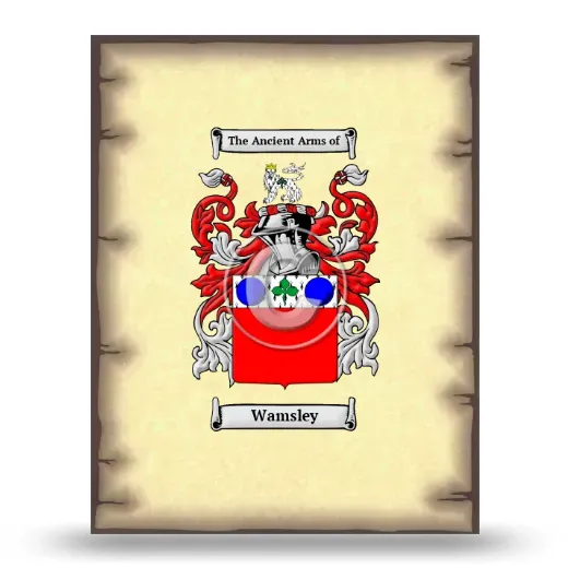 Wamsley Coat of Arms Print