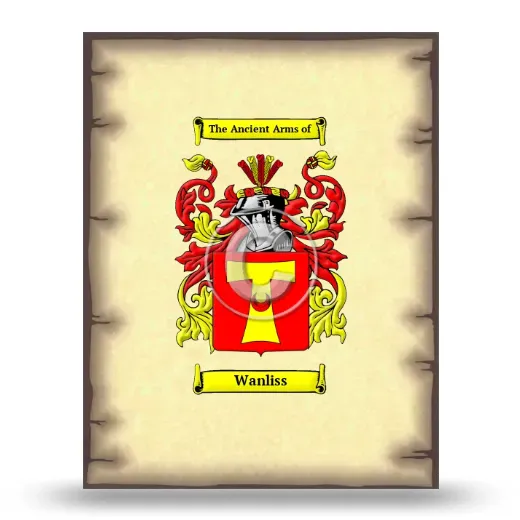Wanliss Coat of Arms Print