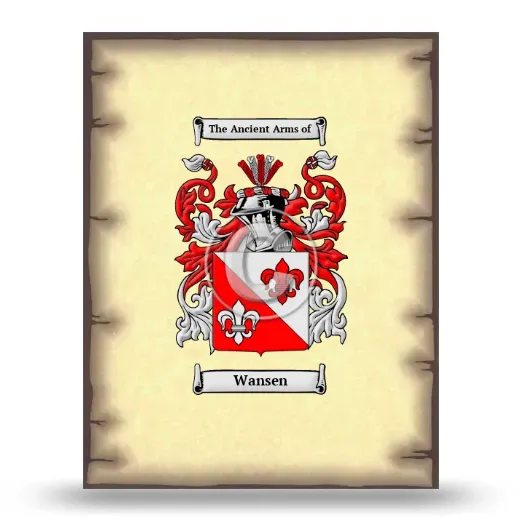 Wansen Coat of Arms Print
