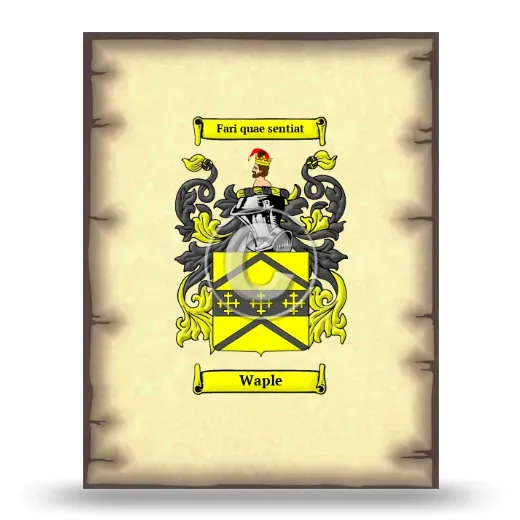 Waple Coat of Arms Print