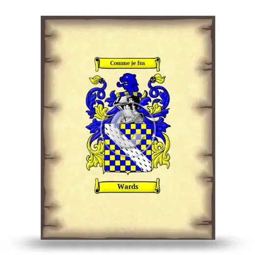 Wards Coat of Arms Print
